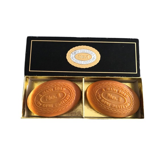 Gene Pantuso No.1 Soap Two 3.5 Oz Bars Vintage New Old Stock A Man’s Soap - Picture 2 of 6